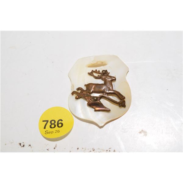 John Deere Mother or Pearl Watch Fob