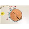 Image 2 : Indigenous Hand Crafted Beaded Leather Medallion
