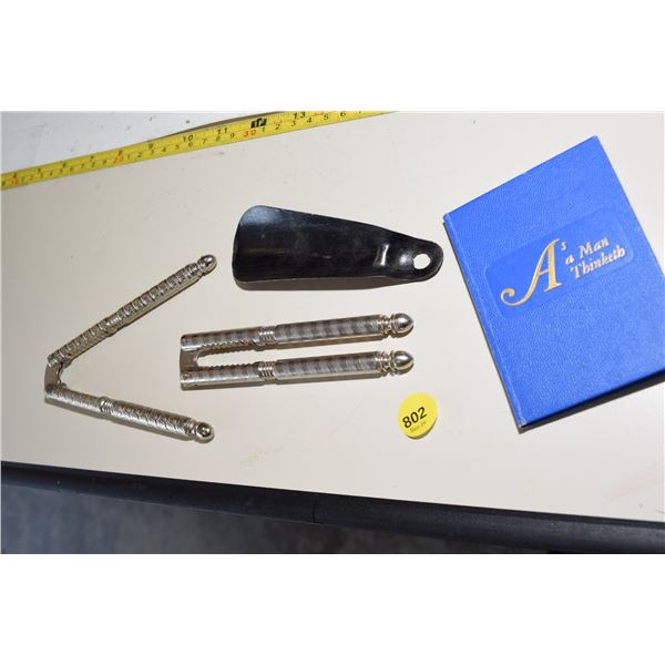 Tiny Book, Nutcrackers, Shoehorn