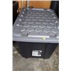 Image 1 : 102 L Heavy Duty Stacking Plastic Storage Tub
