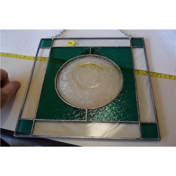 Glass Sandwich-Plate Stained Glass Hanger