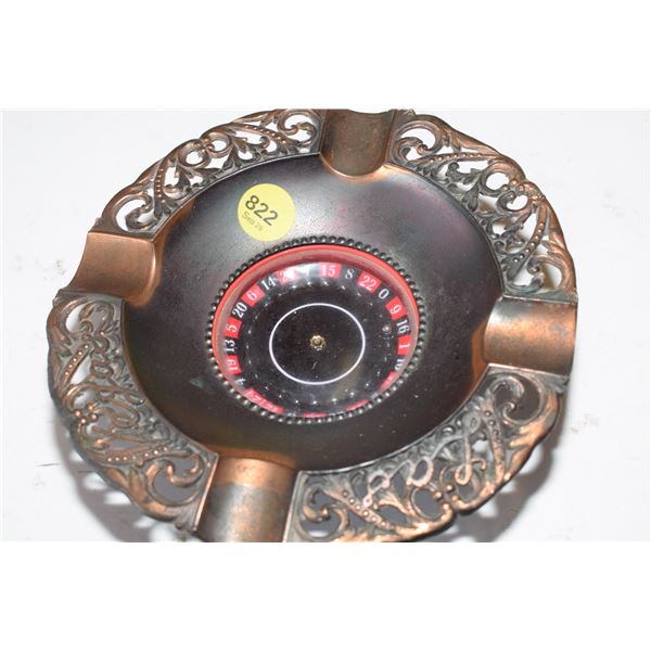 Mechanical Roulette Wheel Ashtray