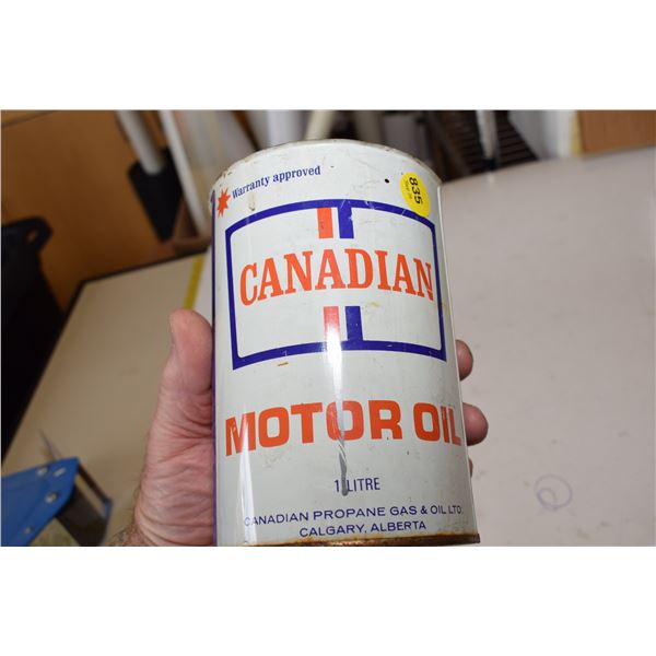RARE Canadian Oil Tin – Never Capped