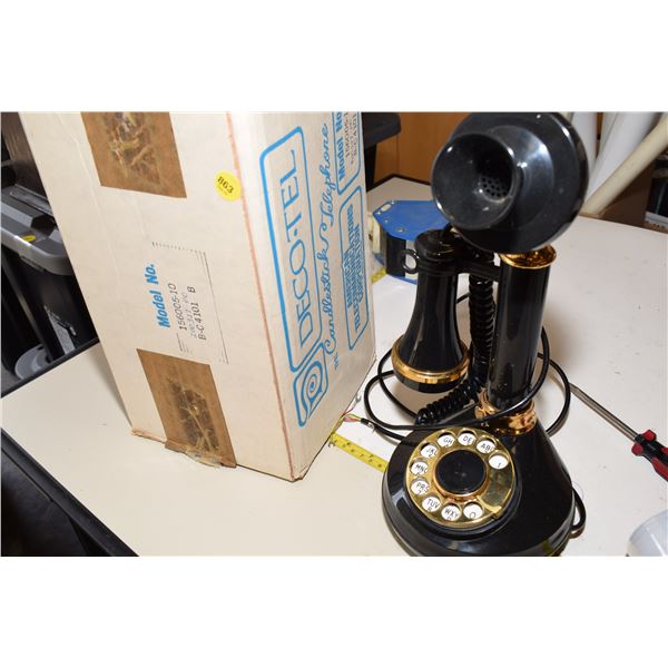 Deco-Tel Candlestick Telephone