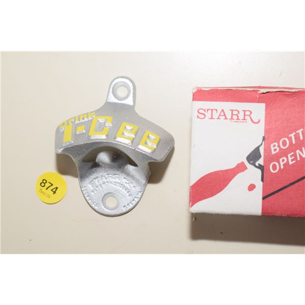 RARE NOS I-Cee Bottle Opener
