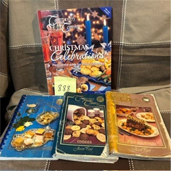 Vintage ‘Company’s Coming’ Cookbooks by Jean Pare.  Main Courses, Cookies