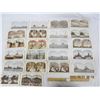 Image 1 : 914. Lot of 23 Stereoview Antique Naval Cards