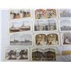 Image 3 : 914. Lot of 23 Stereoview Antique Naval Cards