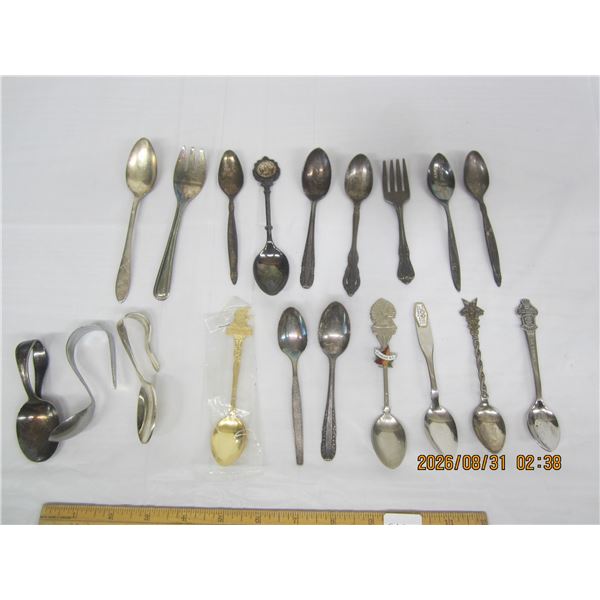 919. Lot of Antique Collectors Spoons Great for Jewellery Making included a Rolex Spoon
