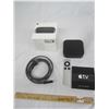Image 1 : 929. Apple TV Box with Cable and Remote