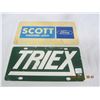 Image 1 : 933. 2 Vintage New Car Front Plates Scott Ford Moose Jaw and Triex