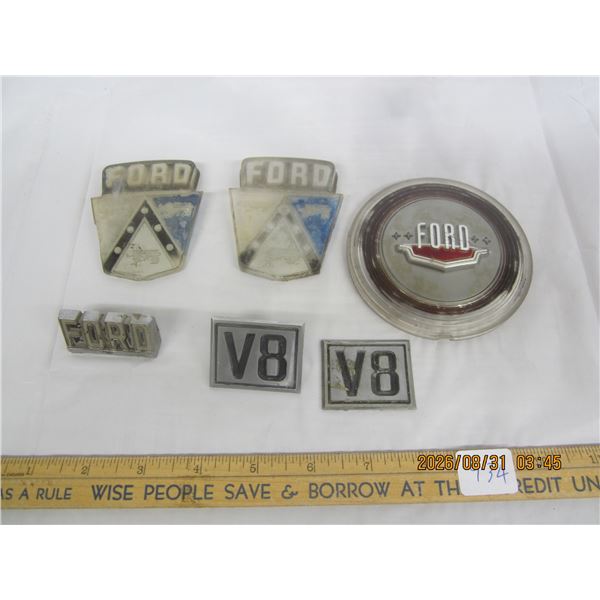 934. Vintage 1950's Ford Emblems