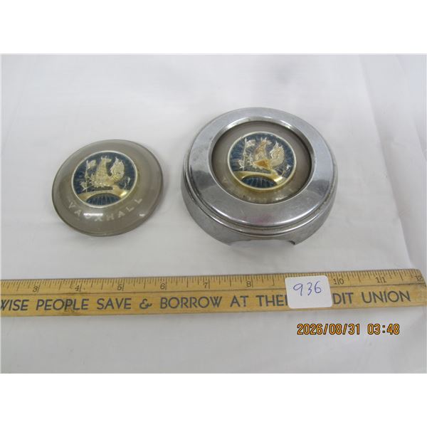 936. 2 Antique Vauxhall Emblems