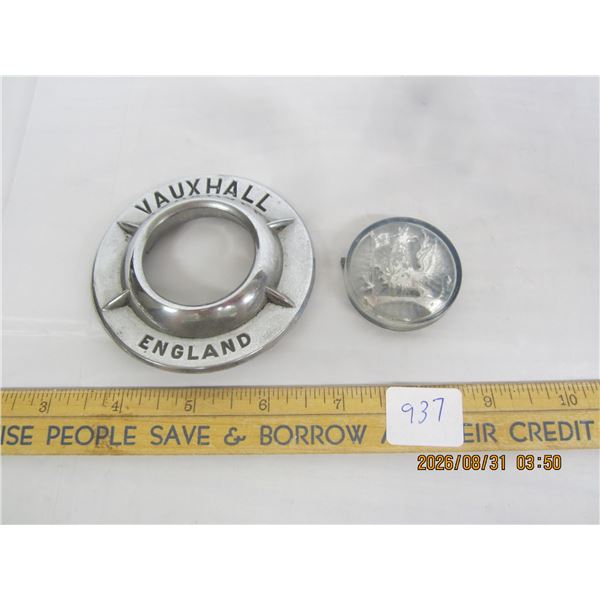 937. 1 Antique Vauxhall England Emblem