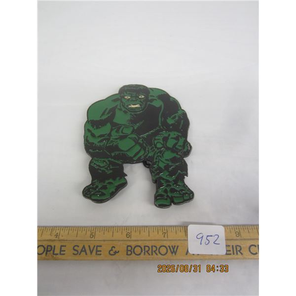 952   Incredible Hulk Belt Buckle