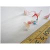Image 2 : 965. 1960's Miniature Art Glass Animals Horse and Birds
