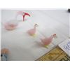 Image 5 : 965. 1960's Miniature Art Glass Animals Horse and Birds