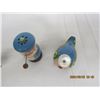 Image 5 : 966. 1960'S 2 Penguin Figures and Wooden Salt and Peppers Sea Captain and Whale Hand Made