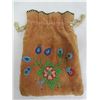 Image 2 : 969. Antique Native American Beaded Velvet Purse Rare Item