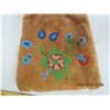 Image 4 : 969. Antique Native American Beaded Velvet Purse Rare Item