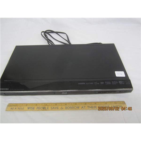 974. Toshiba Blue-Ray Disc Player Working