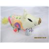 Image 4 : 976. Vintage Mexican Folk Art Stuffed Animals Giraffe and Pig