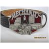 Image 2 : 988. Almost New Leather Belt with a Quality Mechanic Belt Buckle