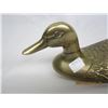 Image 2 : 992. Heavy Vintage Solid Brass Duck in Good Condition