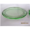 Image 2 : 998. 2 Antique Small Uranium Glass Dishes Glows Green Under Light