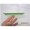 Image 6 : 999. Uranium Glass Antique Depression Glass Cake Plate Glows Green Under Light