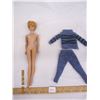 Image 1 : 1000. Vintage 1960's Barbie Doll Bubble Cut Blonde Japan Mattel White Lips Dark Feet with Home Made 