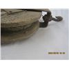 Image 5 : 1021. Large Hand Made Wooden Barn Pulley