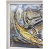 Image 3 : 1023. Vintage Artist Signed Maritime Themed Oil Painting 24x18 inches