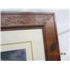 Image 3 : 1024. Large Vintage Prairie Scene Print with a Barn Board Frame 33x 27 inches