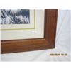 Image 4 : 1024. Large Vintage Prairie Scene Print with a Barn Board Frame 33x 27 inches
