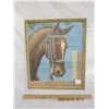 Image 1 : 1032. Vintage Horse Pastel Painting