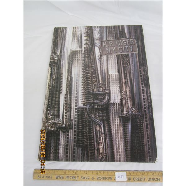 1034. H.R. Giger Ailen Large Deluxe N.Y. City Book This Artist Helped Create the Ailen Monster Movie