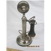 Image 5 : 1045. Antique Western Electric Candle Stick Telephone Nickle Over Brass