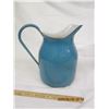 Image 3 : 1046. Rare Blue Enamel Jug