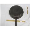 Image 4 : 1049. Antique No. 8 Cast Iron Frying Pan 10 5/8 inches 1051.