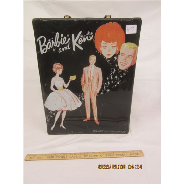 1053. 1965 Barbie and Ken Collectors Case