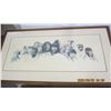 Image 1 : 1054. Paul Ygartva Lithograph Signed and Numbered from Expo 86 Framed with Glare Proof Glass 47 inch
