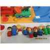 Image 7 : 1059. Vintage Fisher Price Main Street Playset Lots of Accessories and Action Figures