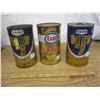 Image 1 : 1070. 3 Vintage Oil Tins Co-op and Esso