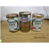 Image 1 : 1071. 3 Vintage Oil Tins Quaker State and Esso