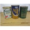 Image 2 : 1072. 3 Vintage Oil Tins Quaker State, Co-op, Esso