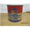 Image 3 : 1073. Large Vintage ESSO Grease Can Half Full