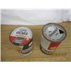 Image 2 : 1074. 2 Vintage Shell Oil Cans 1 is Full