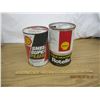 Image 3 : 1074. 2 Vintage Shell Oil Cans 1 is Full