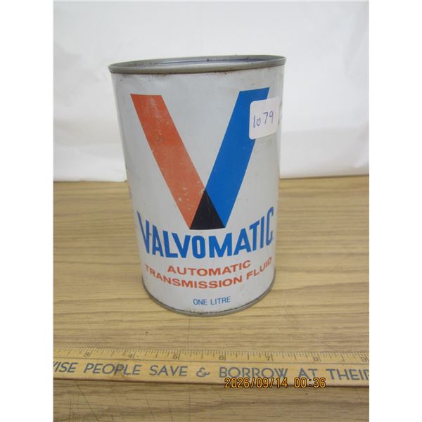 1079. Vintage Valvoline Automatic Transmission Fluid Can